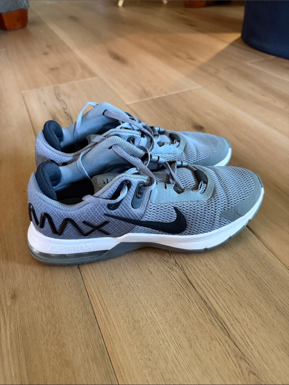 Men’s Nike Grey and Black Air Max Sneakers